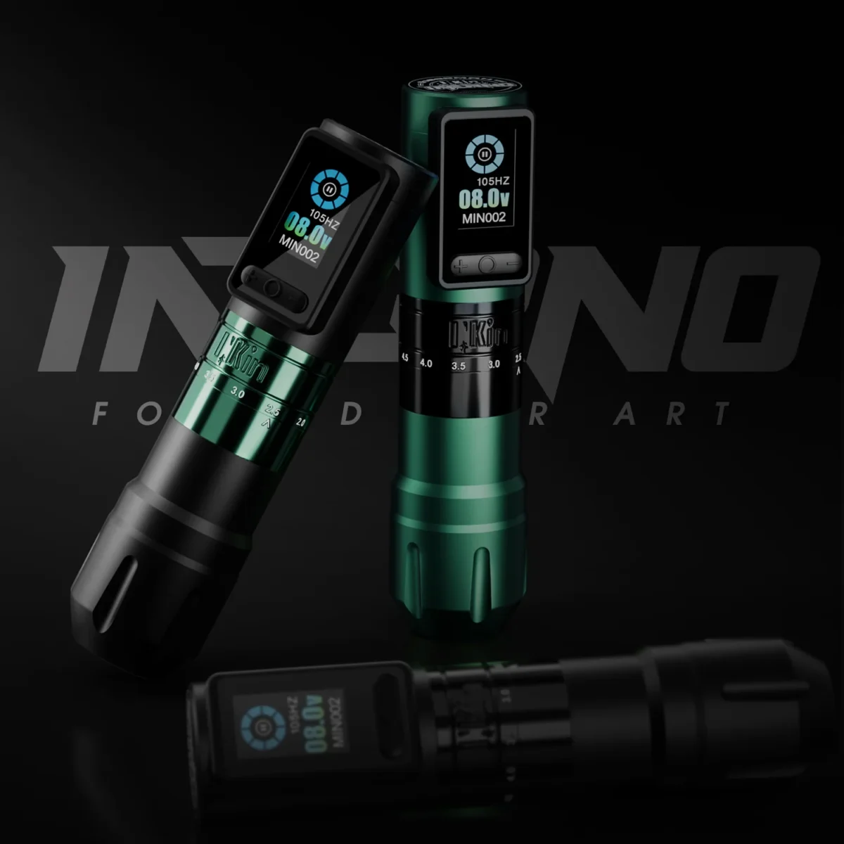 INKin Inferno (2.0mm-4.5mm) Wireless Tattoo Machine Adjustable Stroke - Image 6