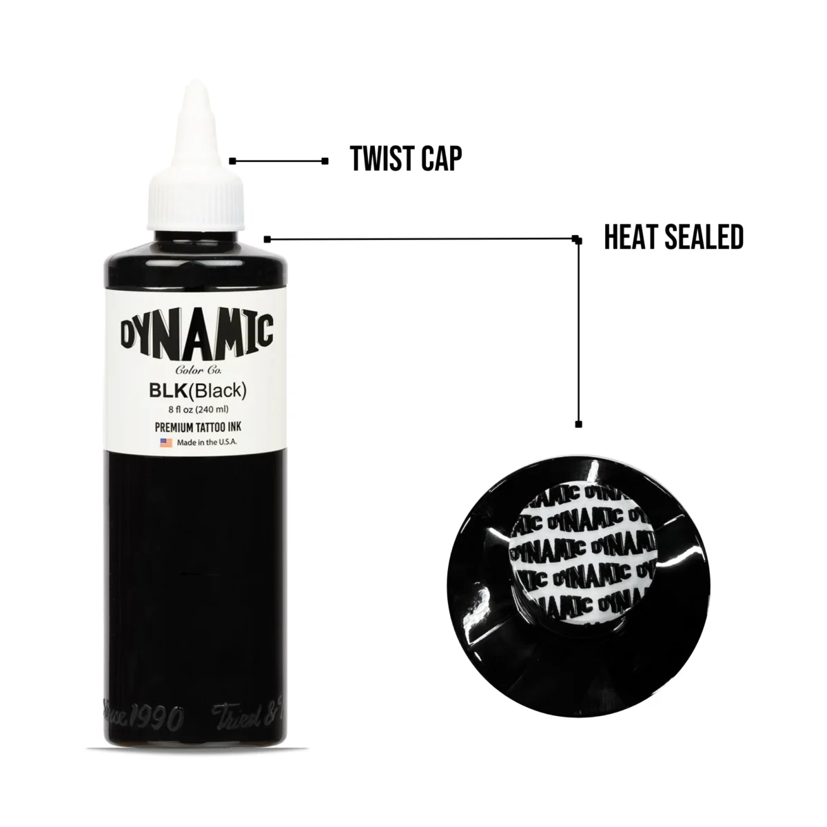 Dynamic Tattoo Ink Black - 240ml - Image 4