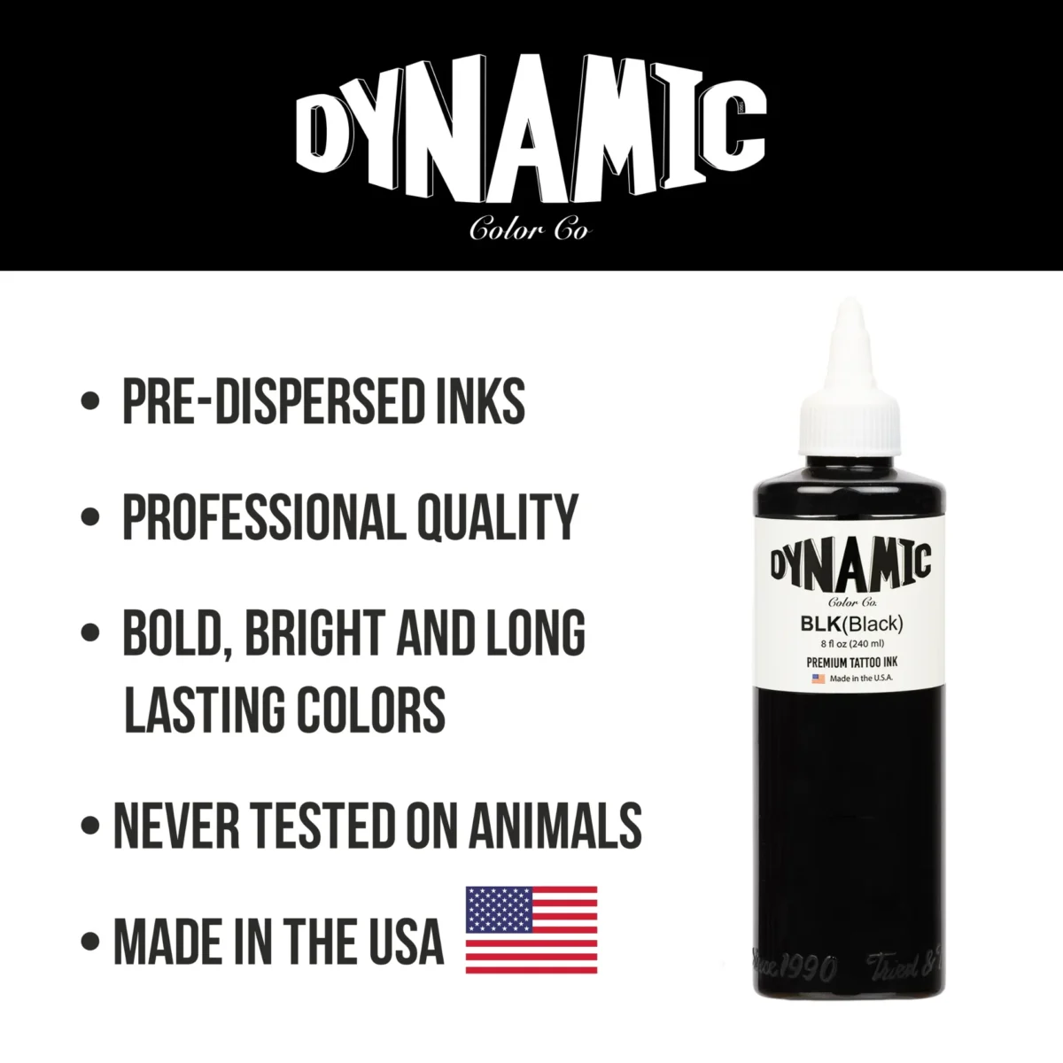 Dynamic Tattoo Ink Black - 240ml - Image 5